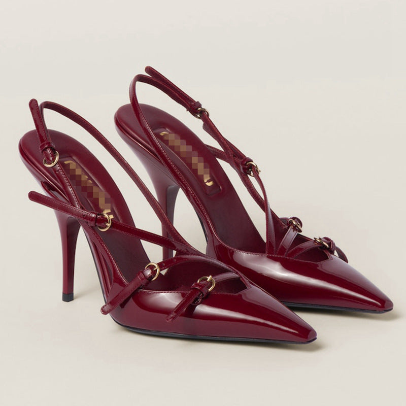 Square Toe Stiletto Pumps