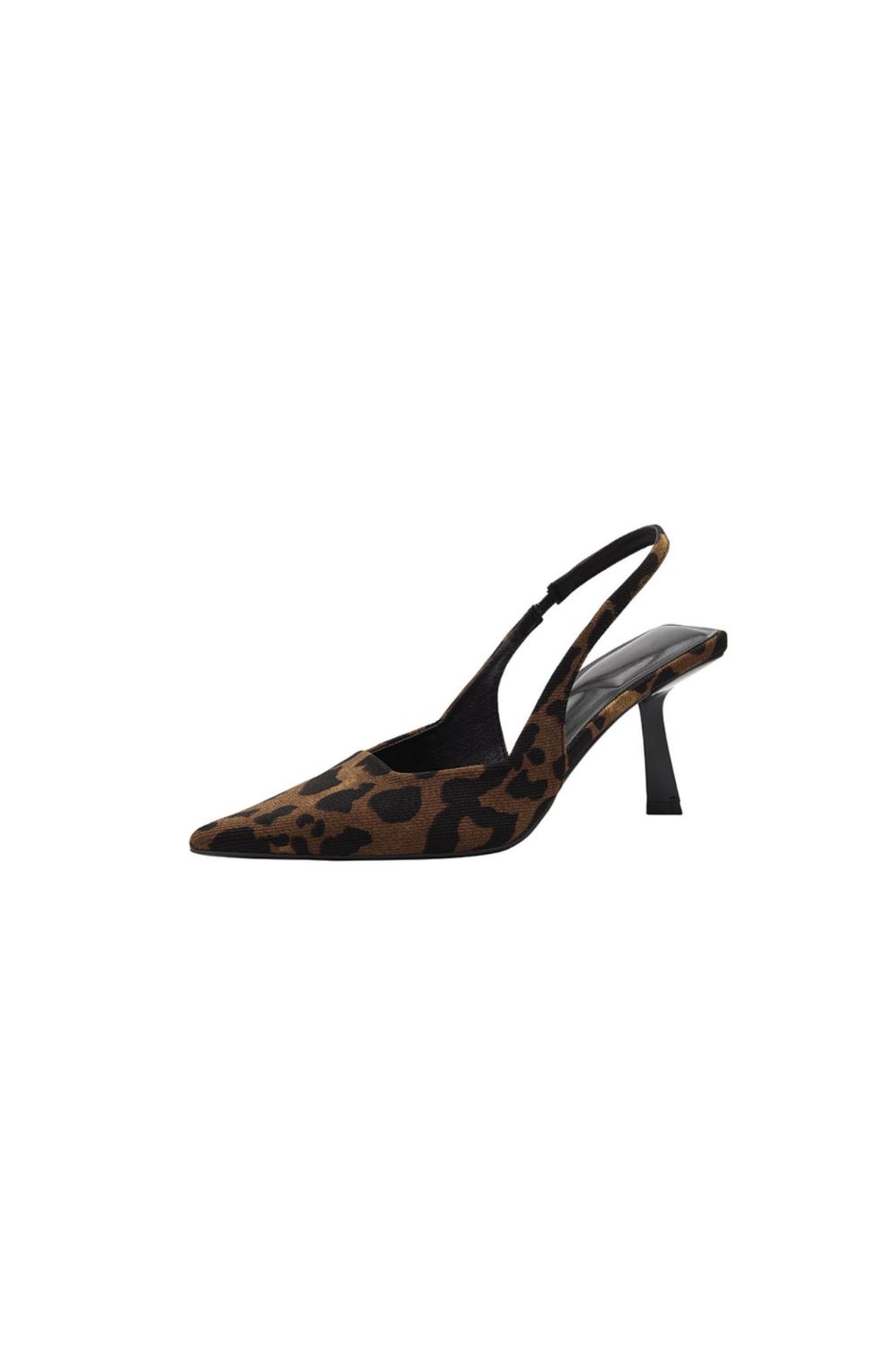 Leopard Point Toe Slingback Pumps Leopard