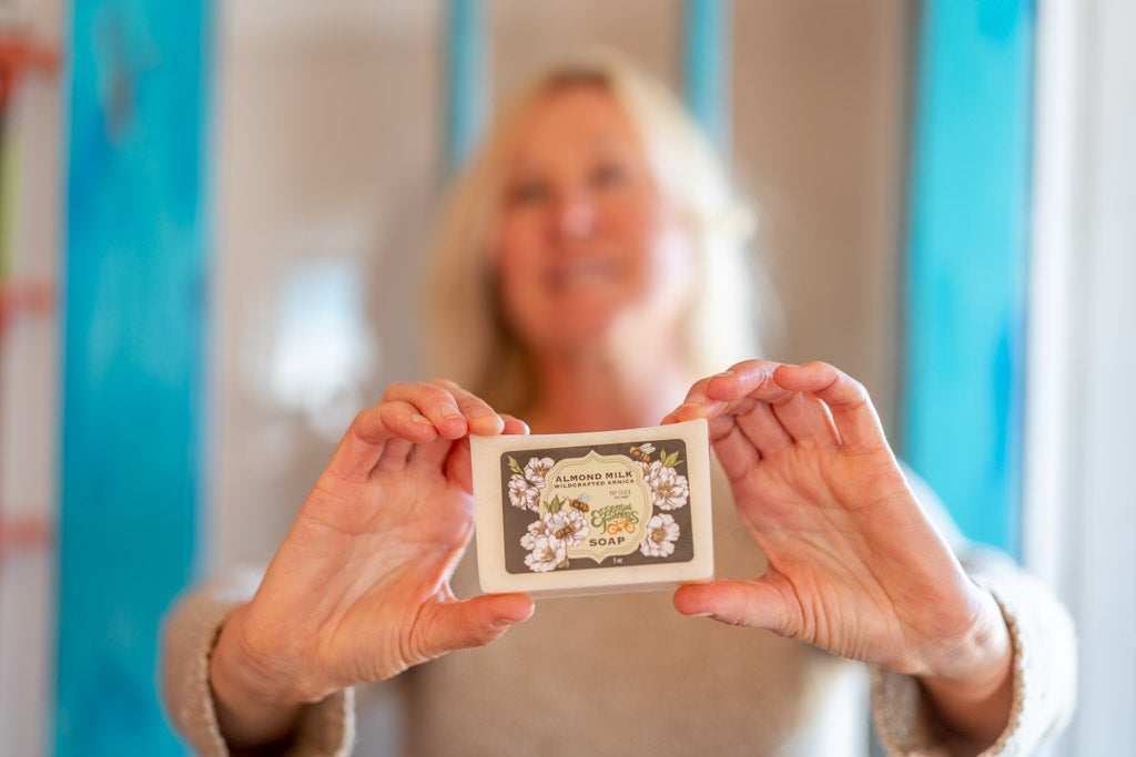 ALMOND MILK SOAP 5 oz. ~ INFUSED WITH ARNICA