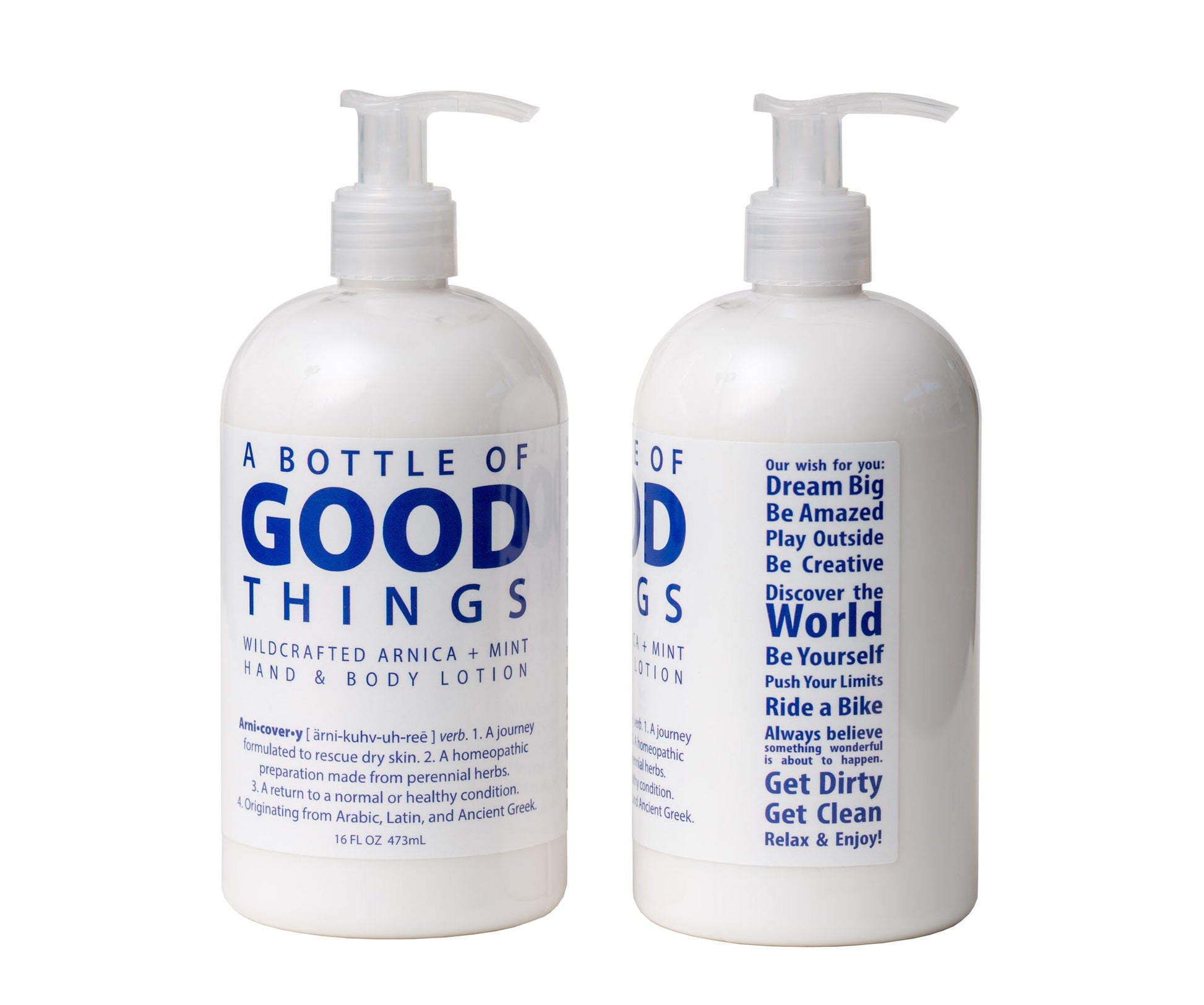 Arni•cover•y Arnica + Mint Lotion ~ 16 oz.