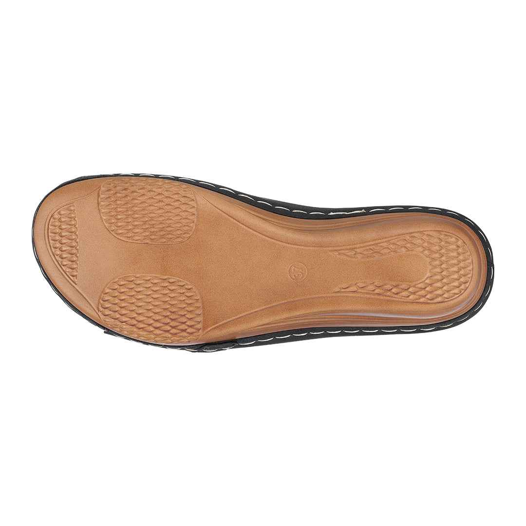 Women's Bay Black Wedge Sandals