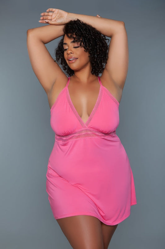 “Lay With Me” Coral Babydoll