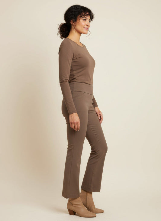 Solid Pull On Pants
