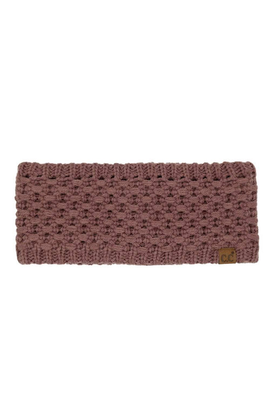 C.C Cross Cell Stitch Knit Winter Headwrap