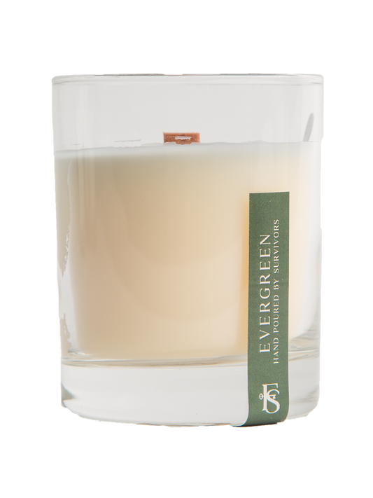 Evergreen Wooden Wick Candle