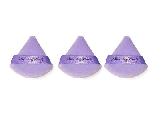 Beauty Velvet Hypoallergenic Ultra Soft Purple Puffs (3-Pack)