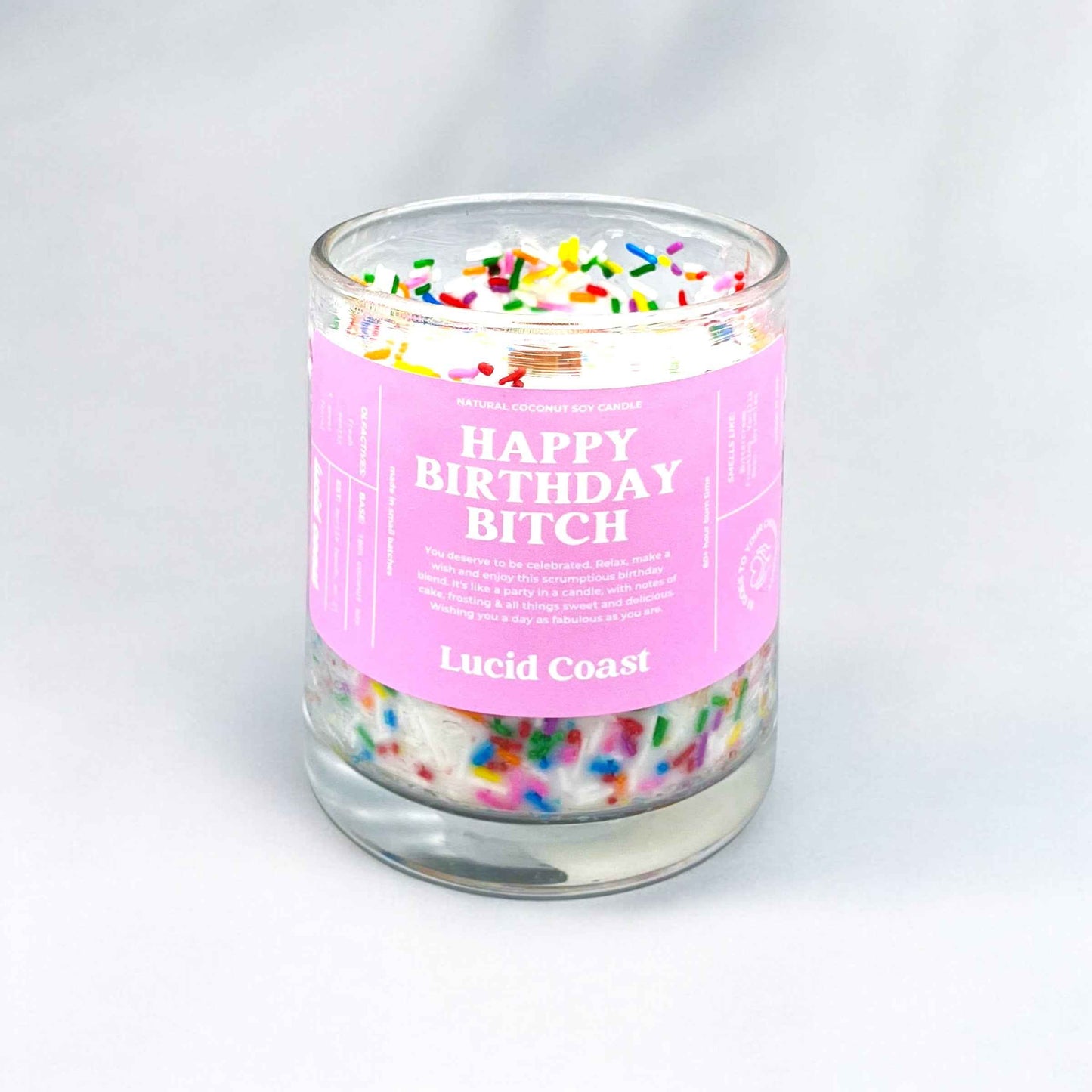 Happy Birthday B*tch Candle