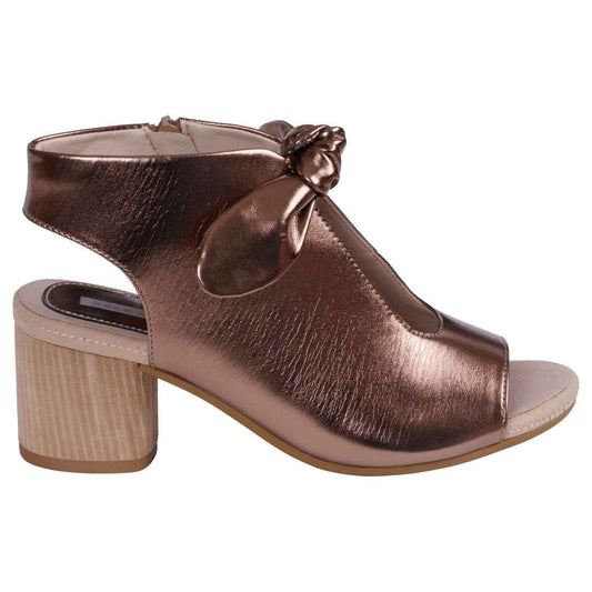 Women's Kimora Bronze Heeled Sandals