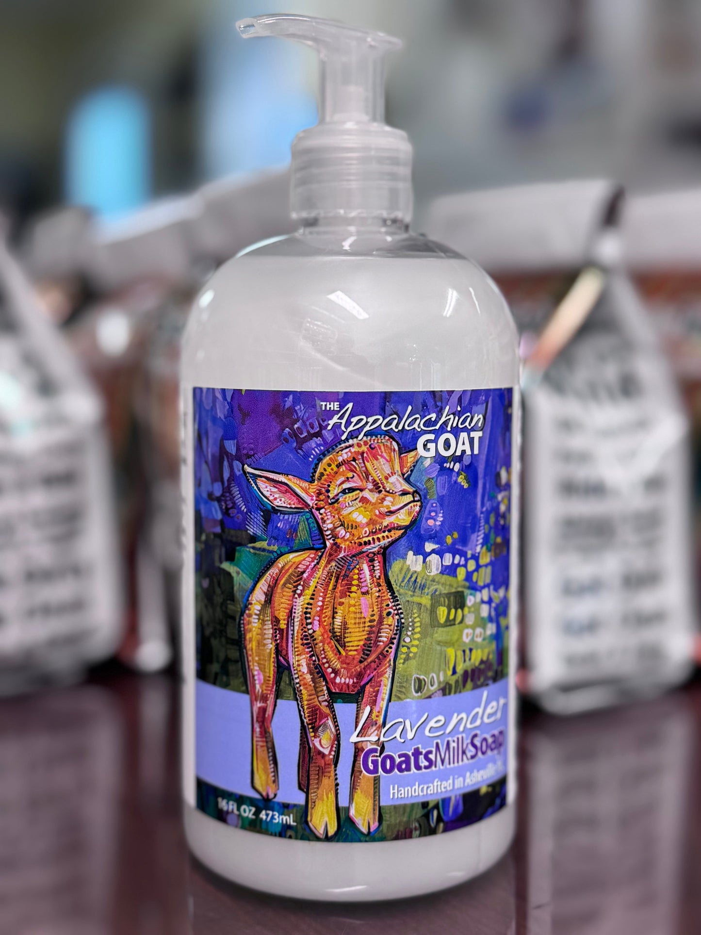 LIQUID SOAP - LAVENDER GOATS MILK 16 oz.