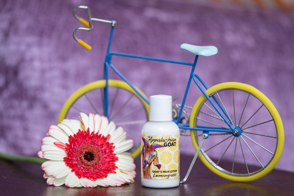 LEMONGRASS GOATS MILK LOTION 16 oz. or 2 oz. 2 oz