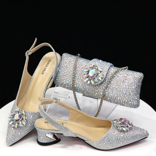 New Ladies Shoes and Bags To Match Set ED129