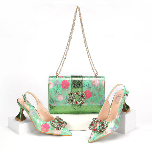 New Design Shoes Matching Bag Set