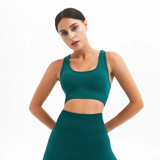 🏋️♀️ Women's Padded Sports Bra Tank Top