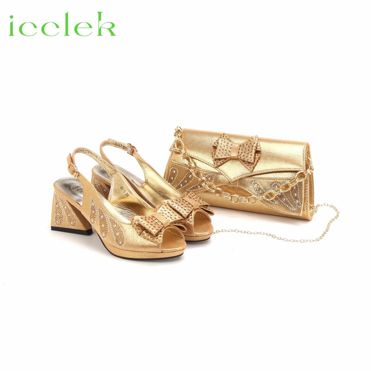 New Design Women's Shoes and Bag Set