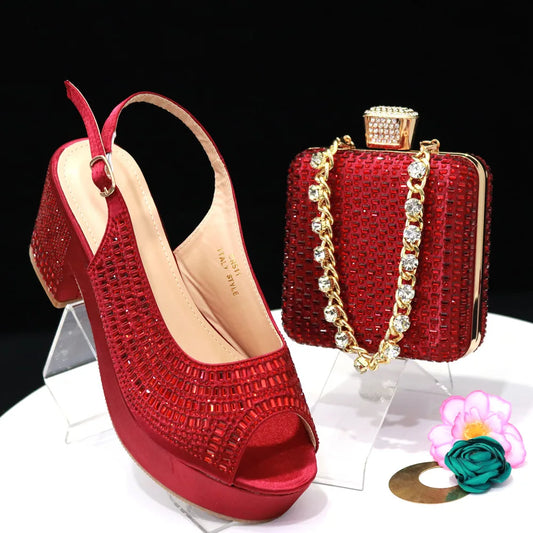 FASHION Women Shoes and Bags To Match Set HAS1-2