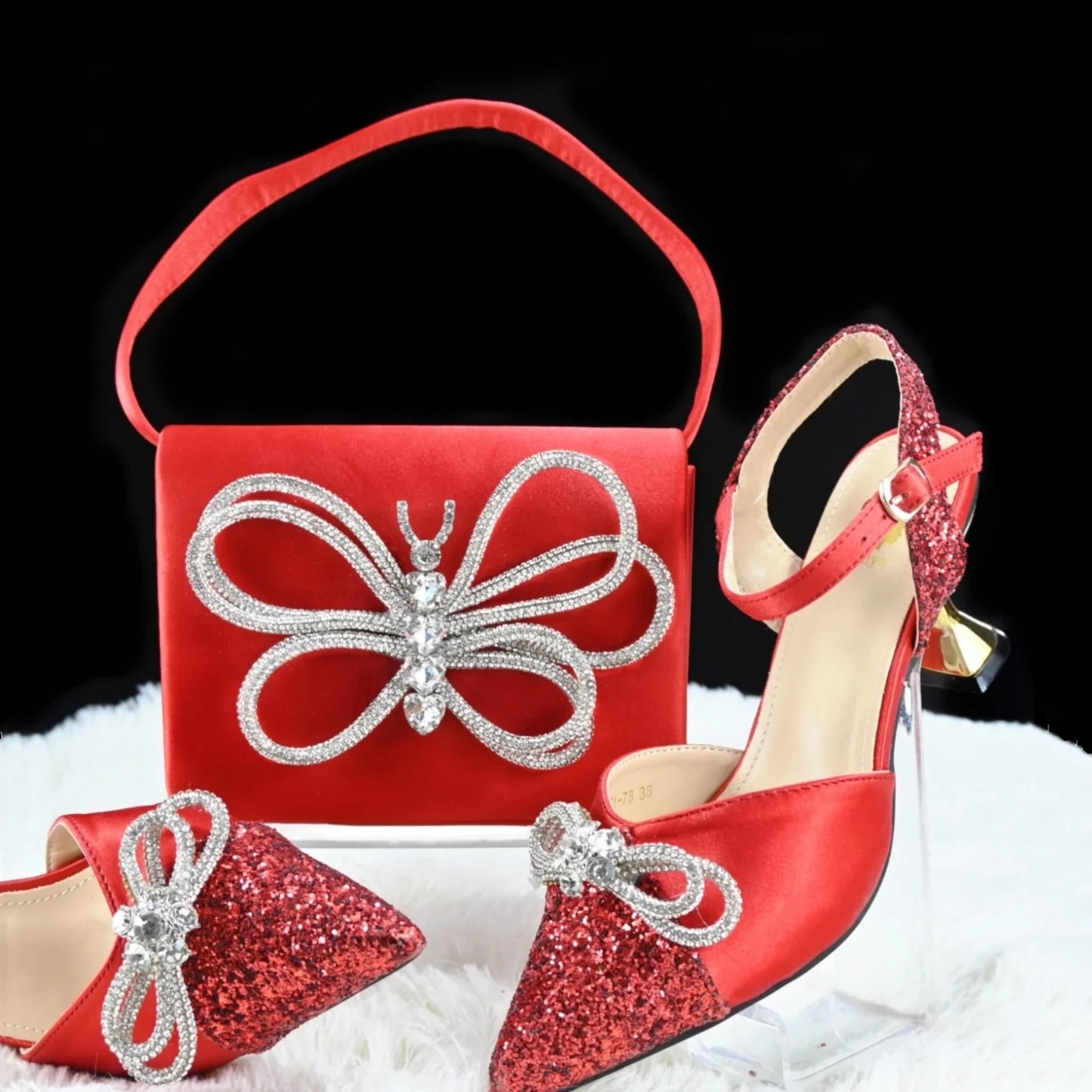 High Quality Style Ladies Shoes And Bags Set HGH1-8