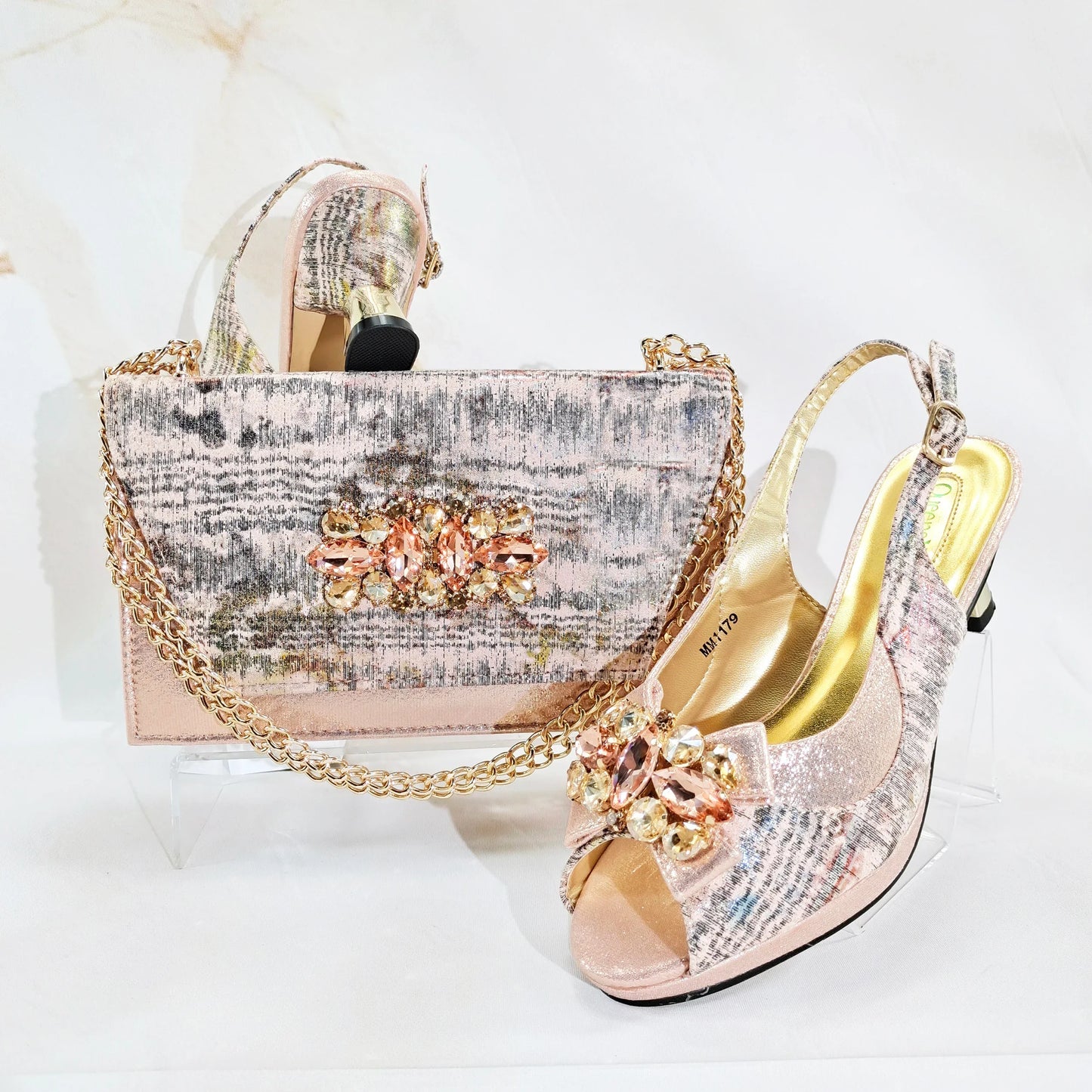 Charming Shoes And Bag Matching Set HN1-1