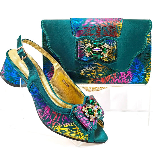 Italian Matching Shoe and Bag Set HKK1-10