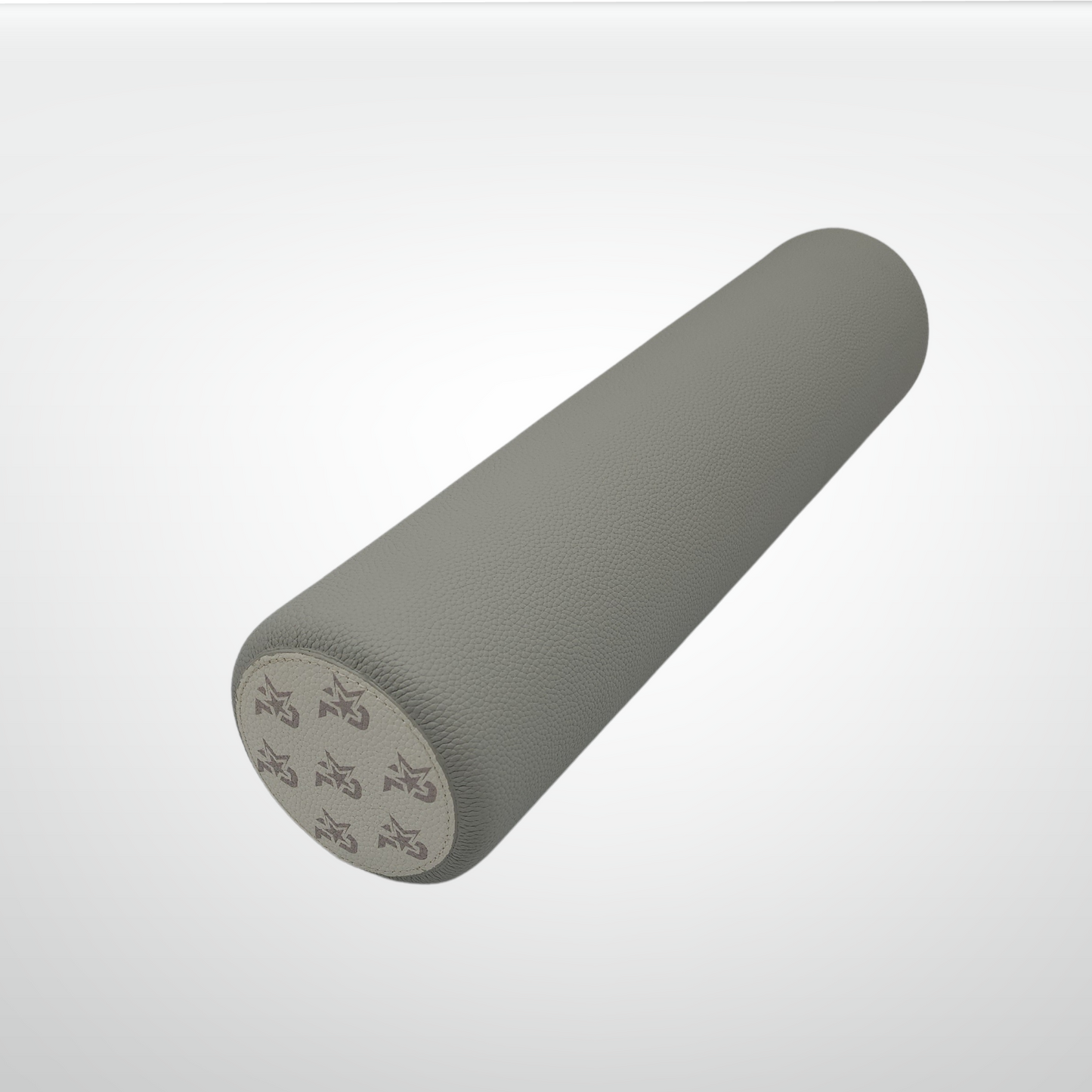 I AM Leather-Wrapped Cork Stretching and Massage Roller White
