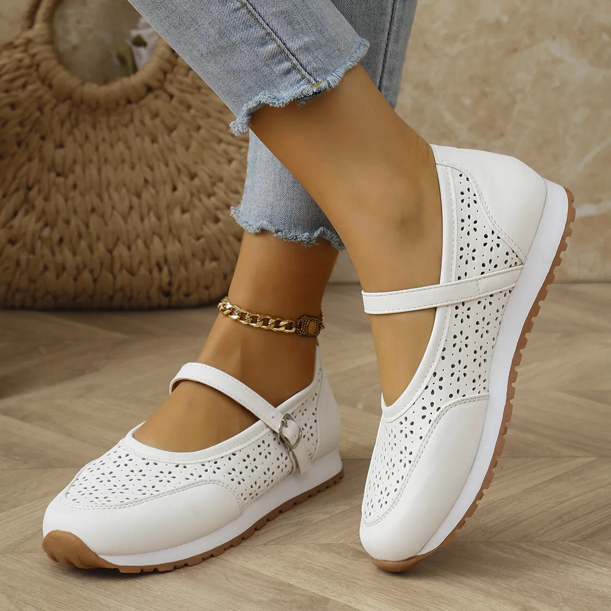 Round Toe Flats Sneakers