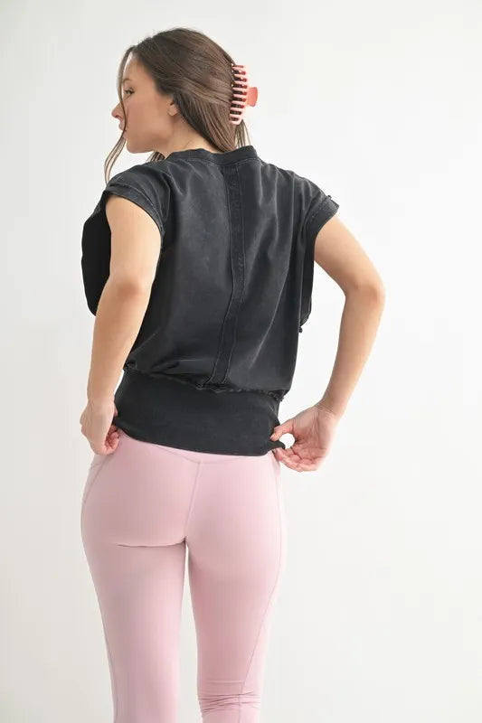 MONO B Vintage V-Neck Vest