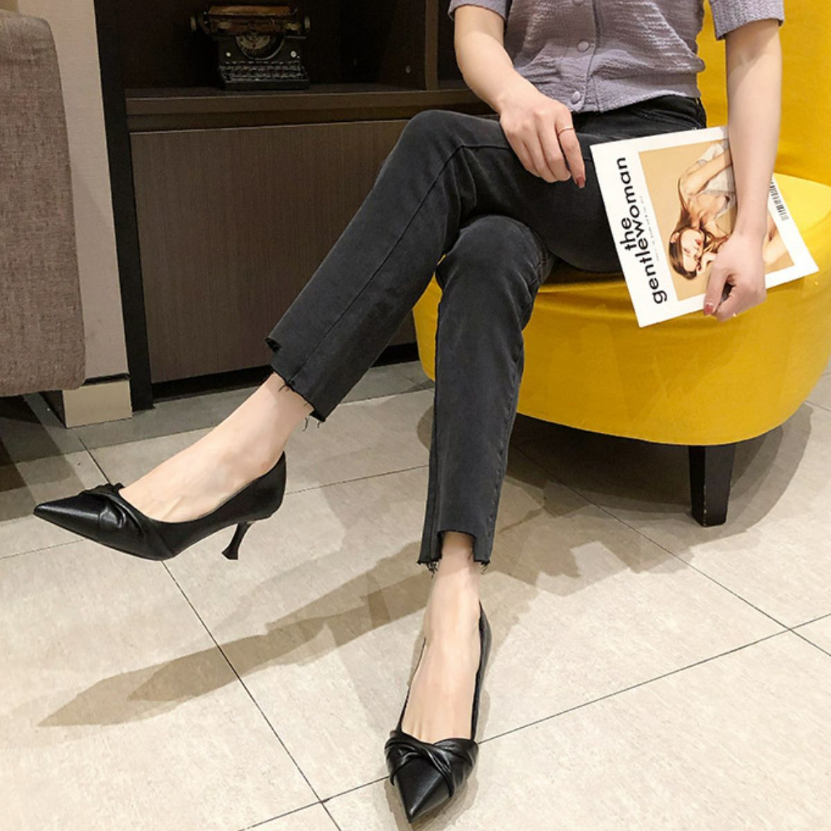 Point Toe Stiletto Pumps