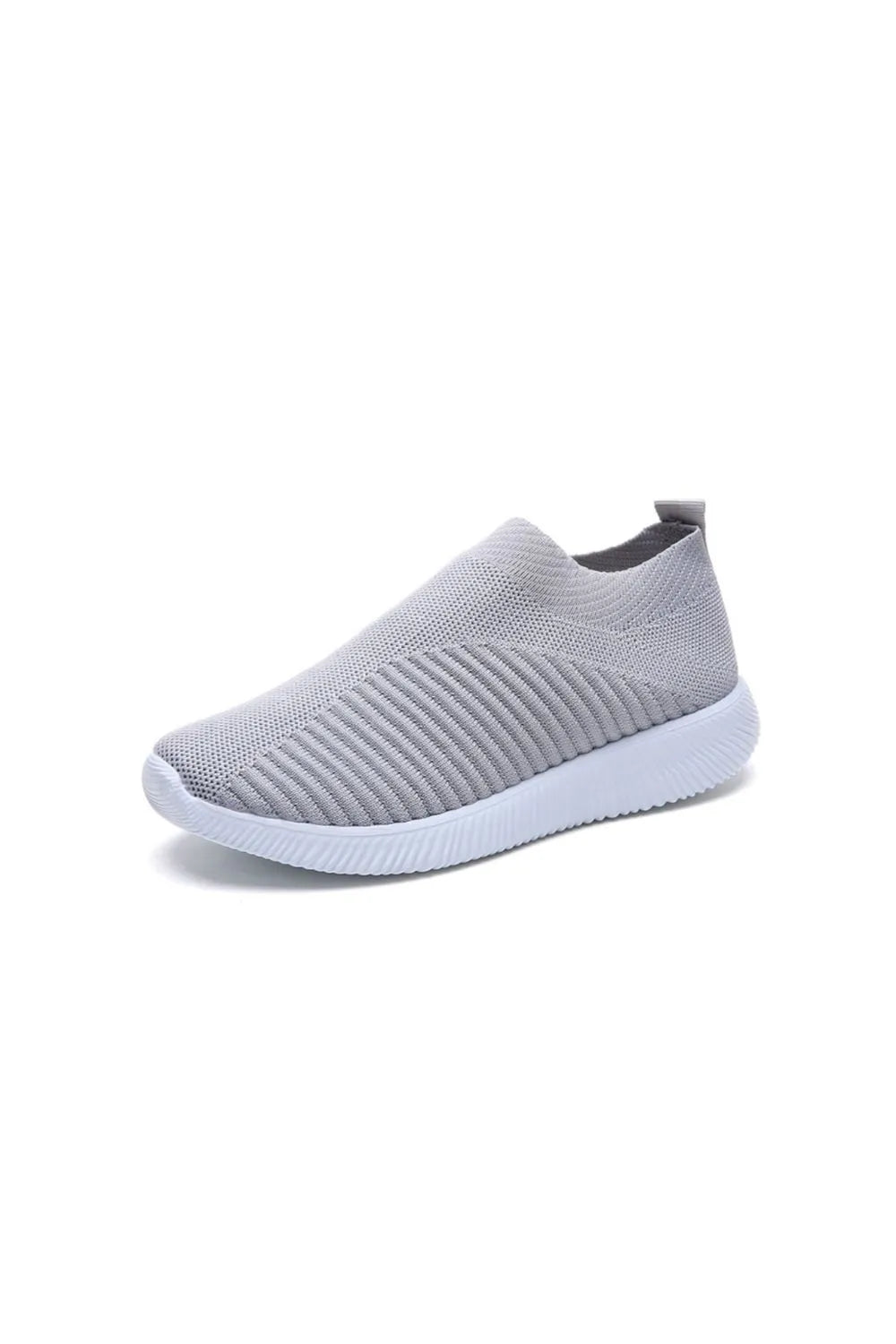 Breathable Mesh Slip-On Athletic Gray