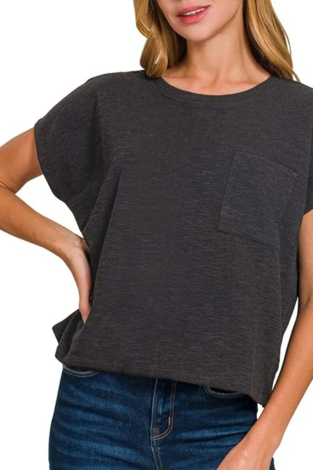 Zenana Round Neck Short Sleeve T-Shirt
