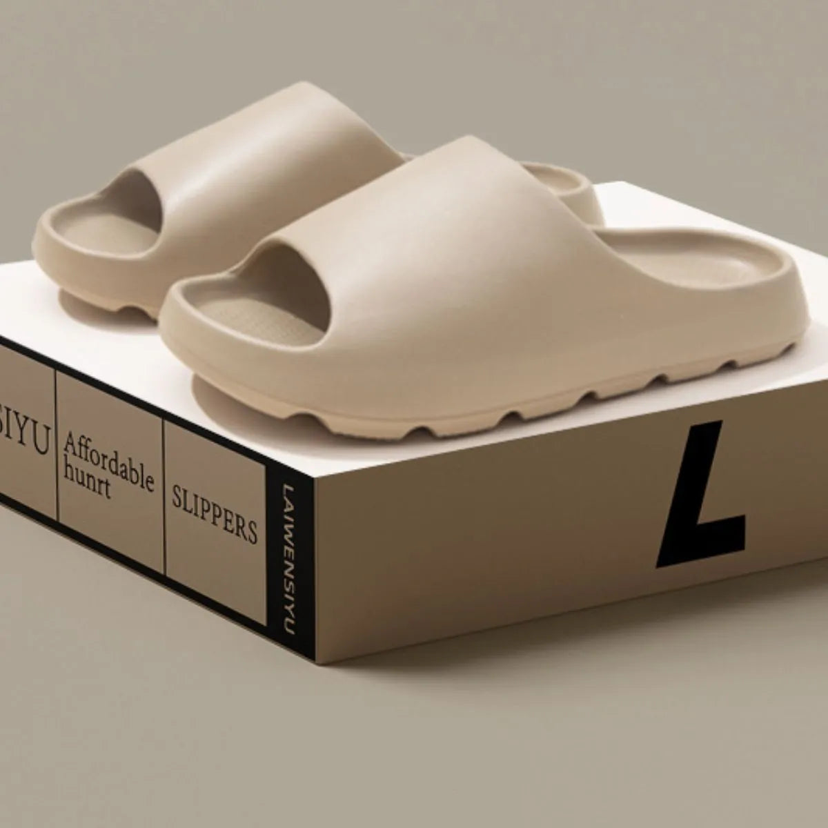 Open Toe Platform Slippers