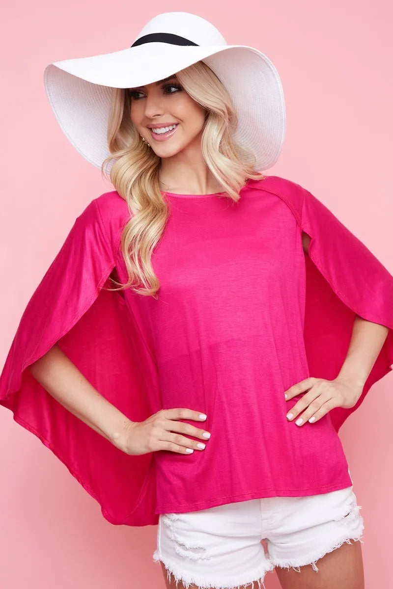 BiBi Fold Over Back Detailed Top