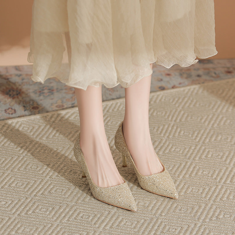 Point Toe Stiletto Pumps