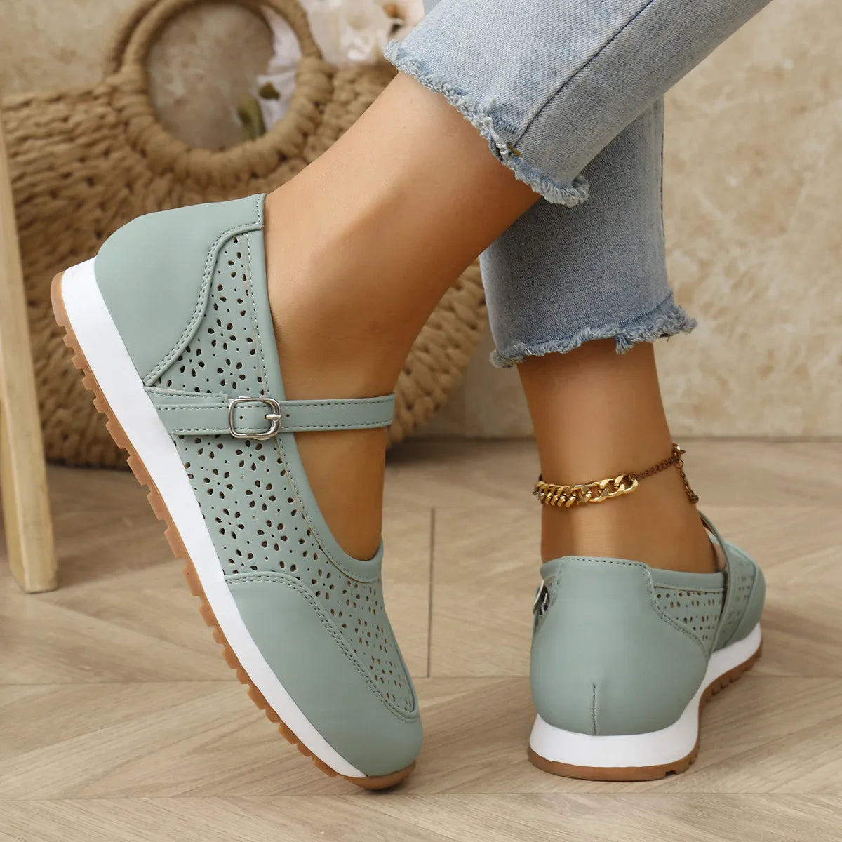 Round Toe Flats Sneakers