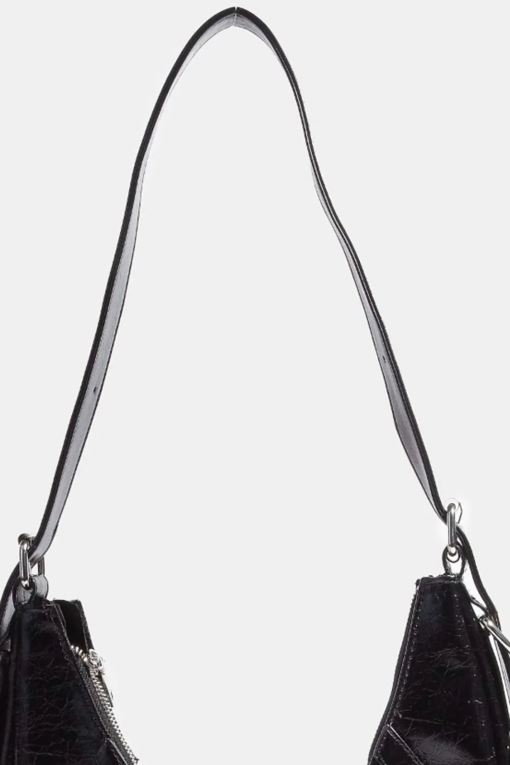 Fame Multi Belt Strap Accent Shoulder Bag