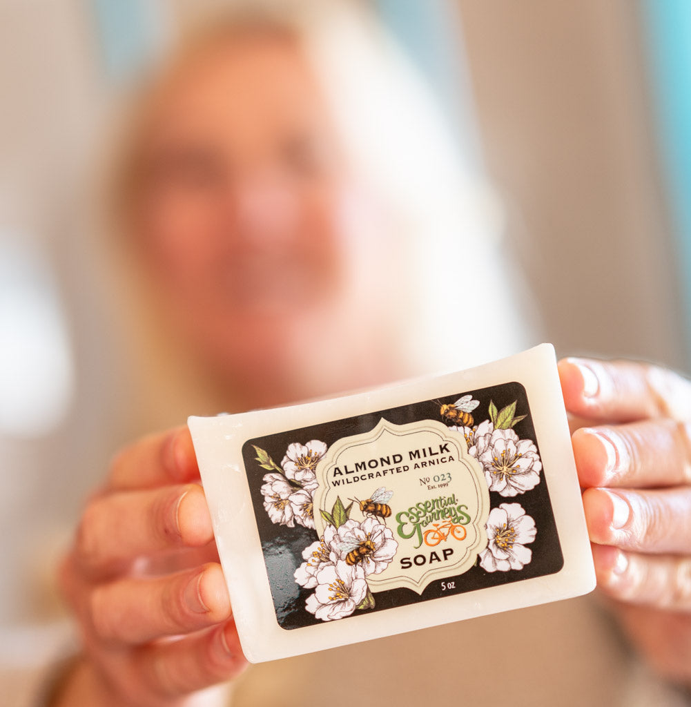 ALMOND MILK SOAP 5 oz. ~ INFUSED WITH ARNICA