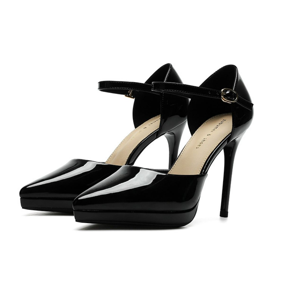 Point Toe Stiletto Pumps Black