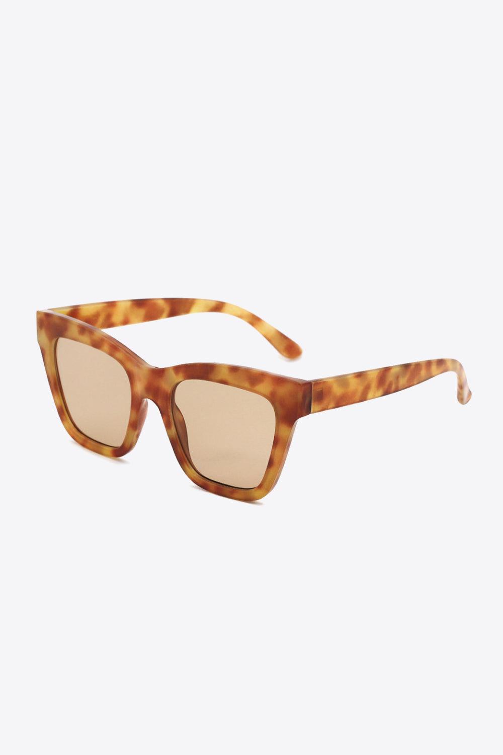 Acetate Lens UV400 Sunglasses Caramel One Size
