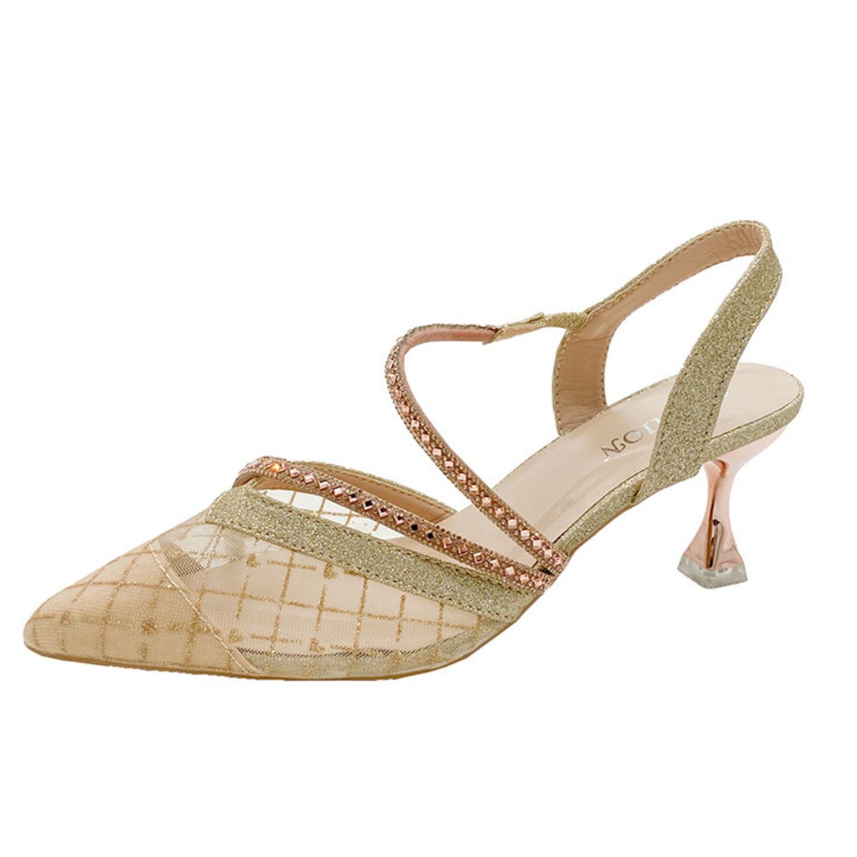 Point Toe Flare Heels Pumps