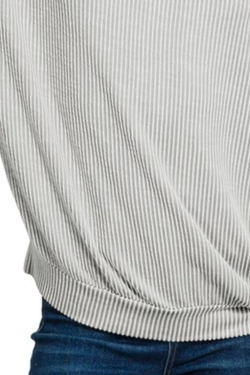 Zenana Corded Rib Short Sleeve T-Shirt