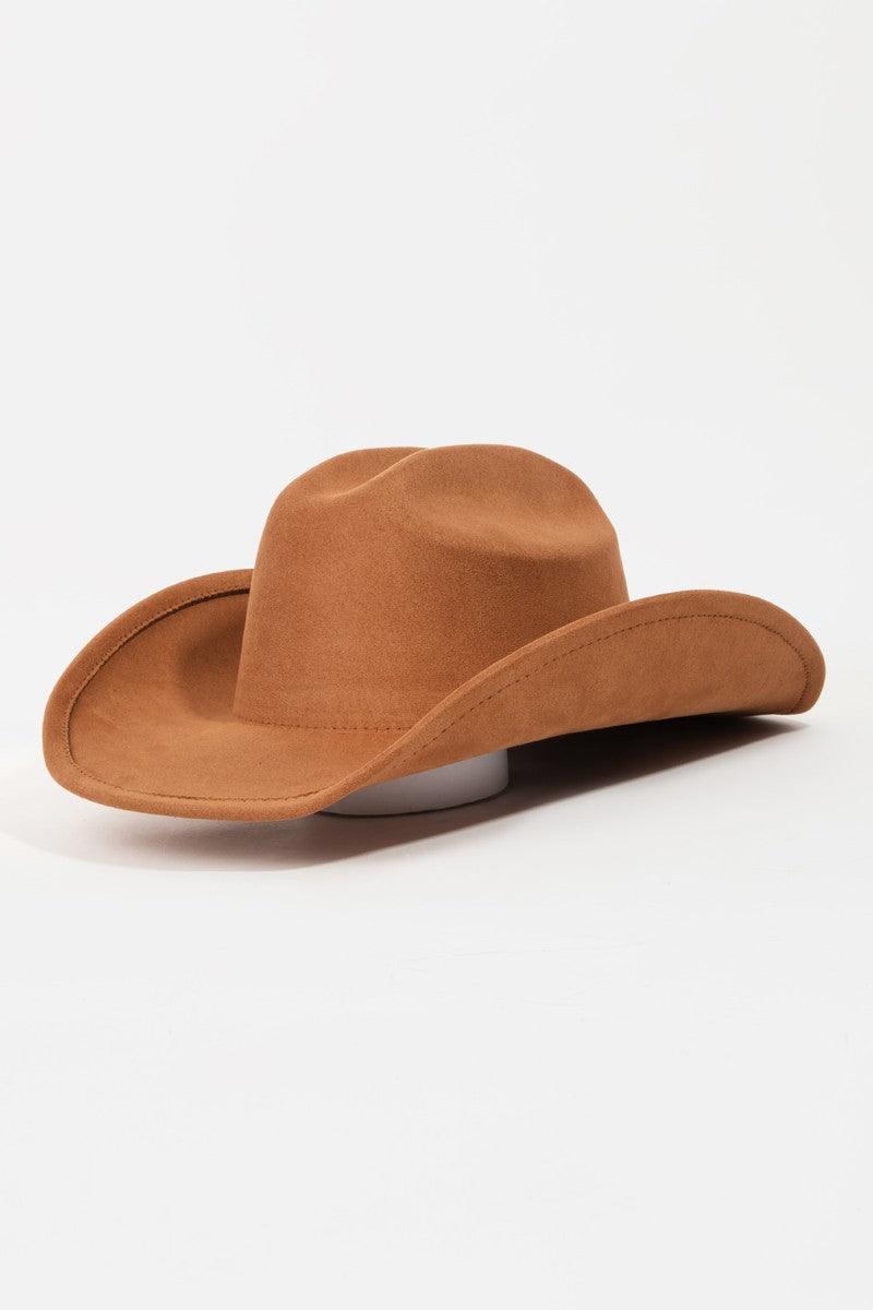 Fame Solid Wide Brim Hat CA One Size