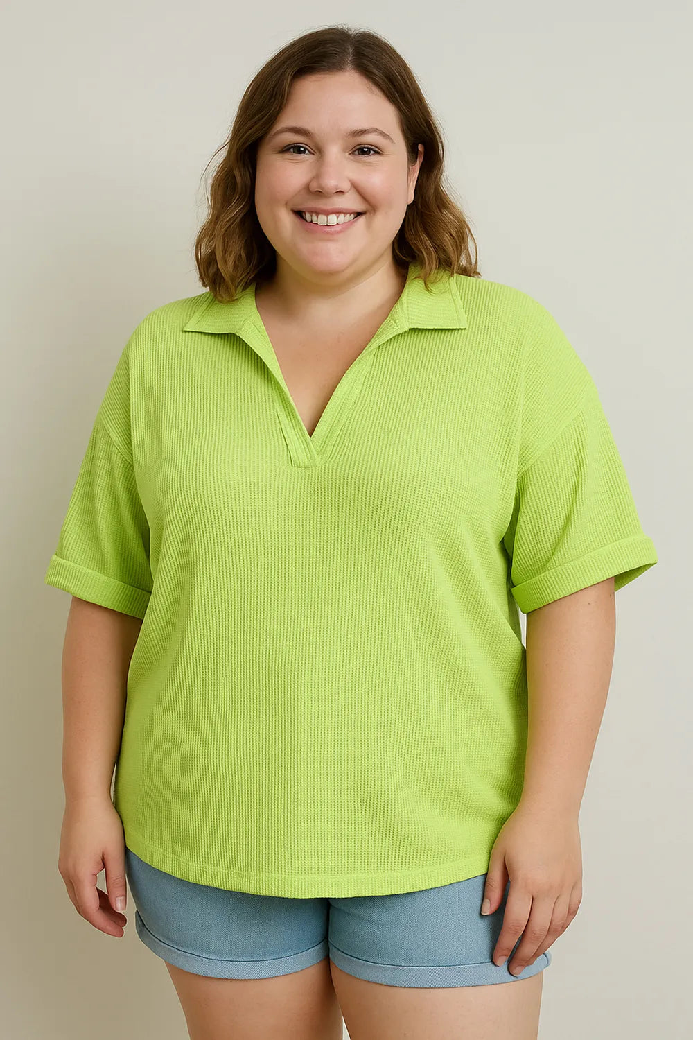 BiBi Mineral Washed Thermal Top