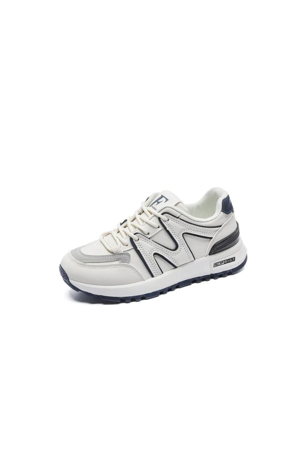 Round Toe Lace Up Athletic Navy