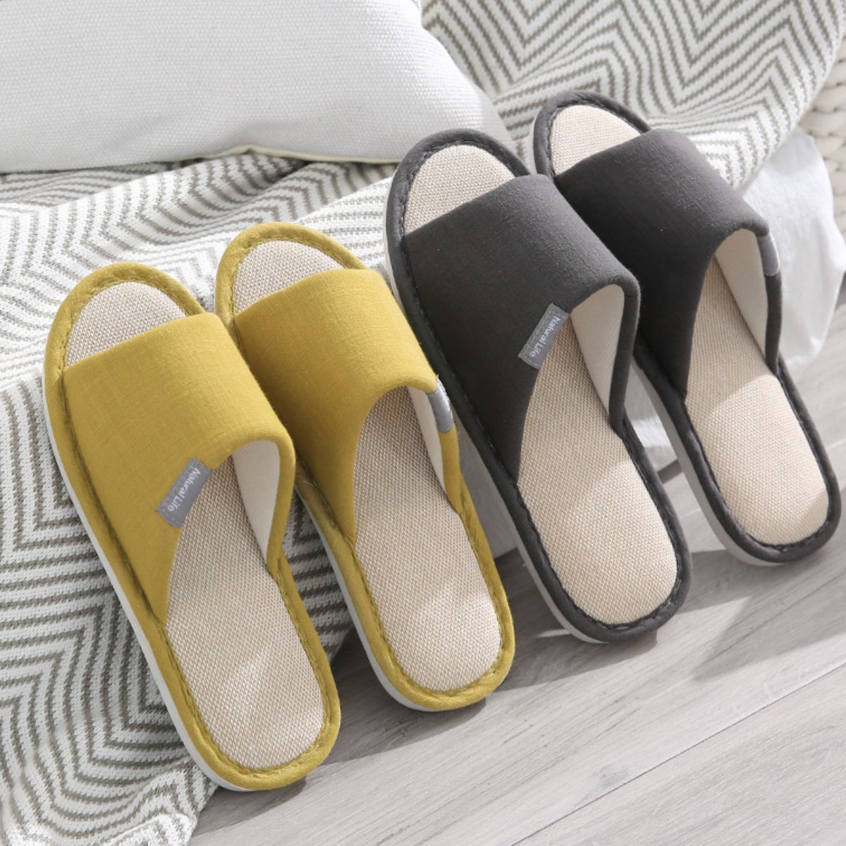 Open Toe Flats Slippers