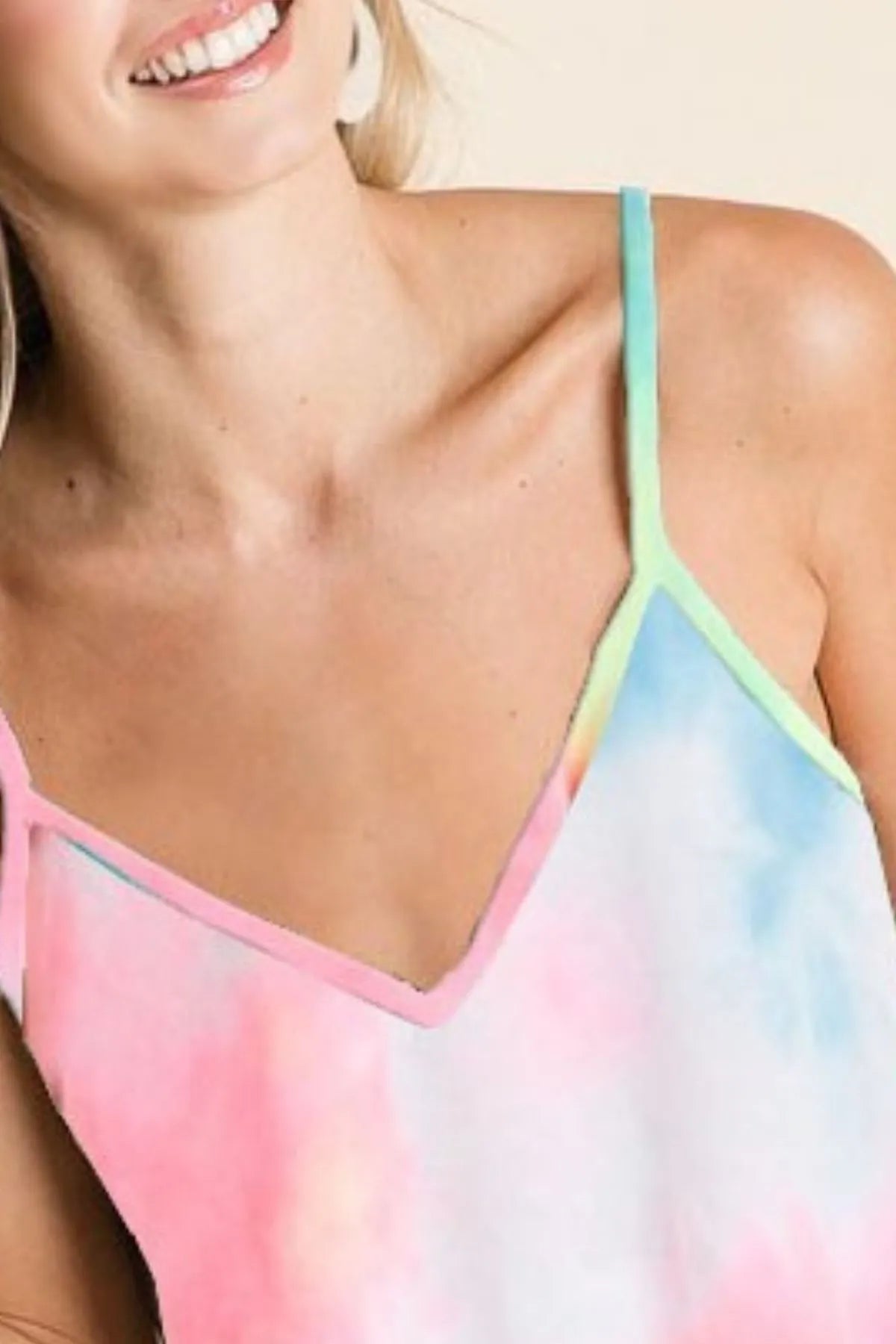 BiBi Tie Dye French Terry Knit Cami