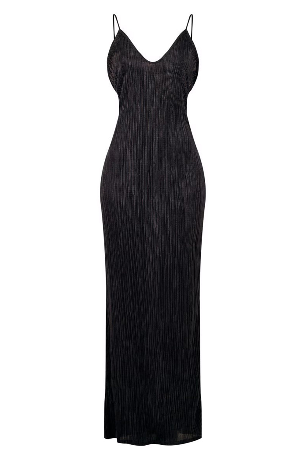 Backless Printed Maxi Cami Dress