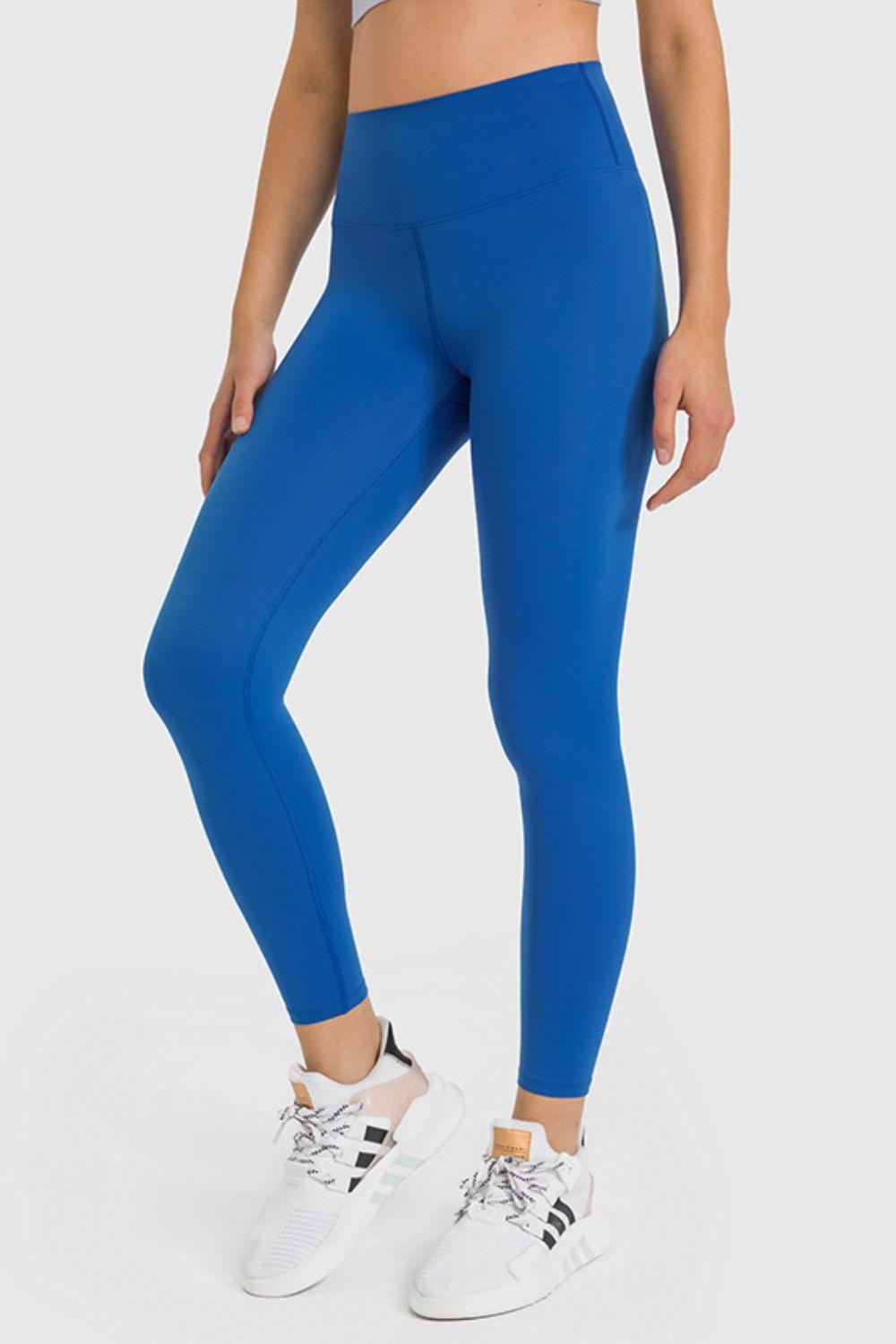 Millennia High Waist Ankle-Length Yoga Leggings Indigo
