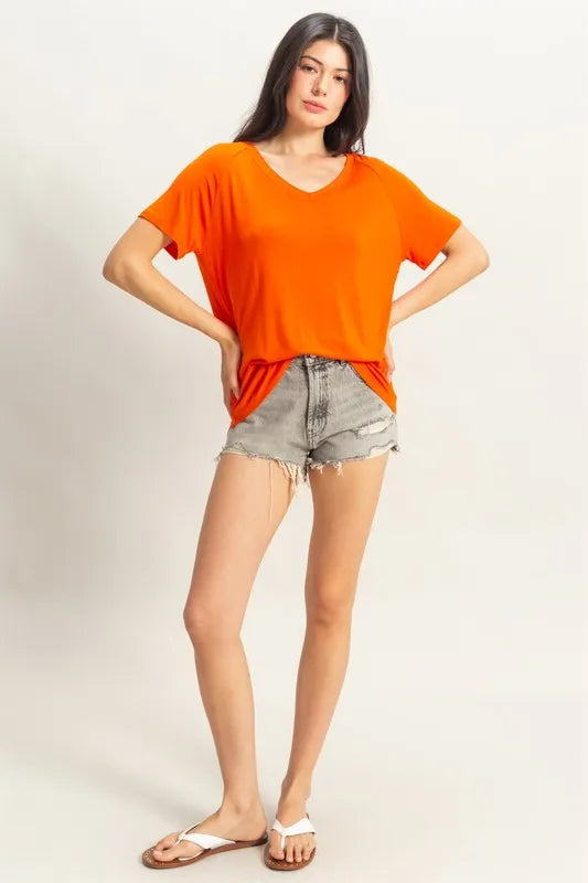 HYFVE Oversized V-Neck Relaxed Tee