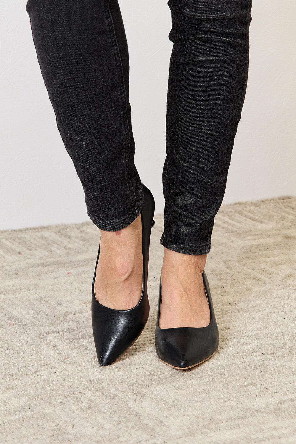 Melody 2" Closed Toe Heels Black