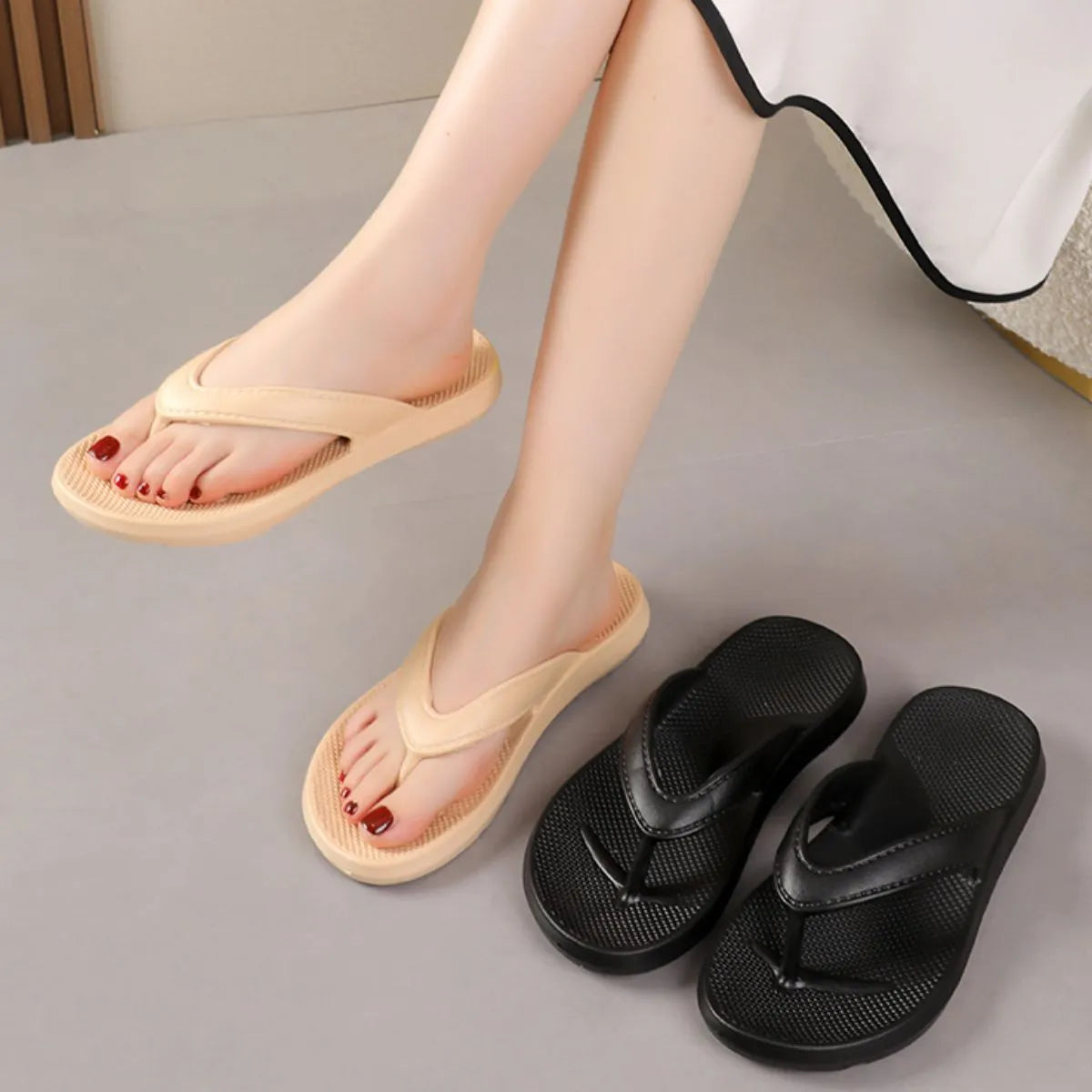 Toe Post Flats Slippers