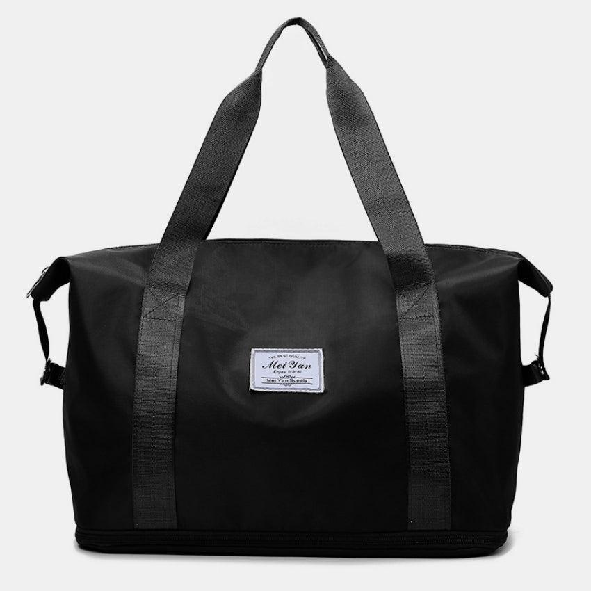 Oxford Cloth Oversize Travel Bag Black One Size