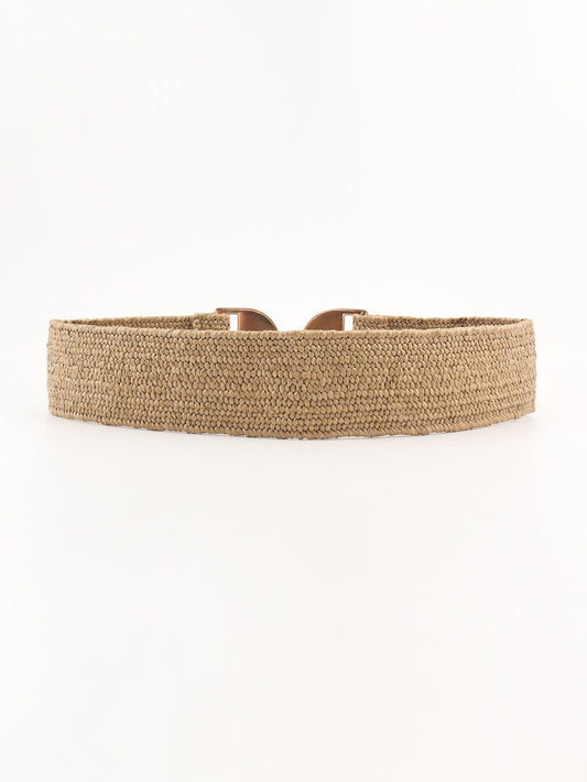 Alloy Buckle Elastic Belt